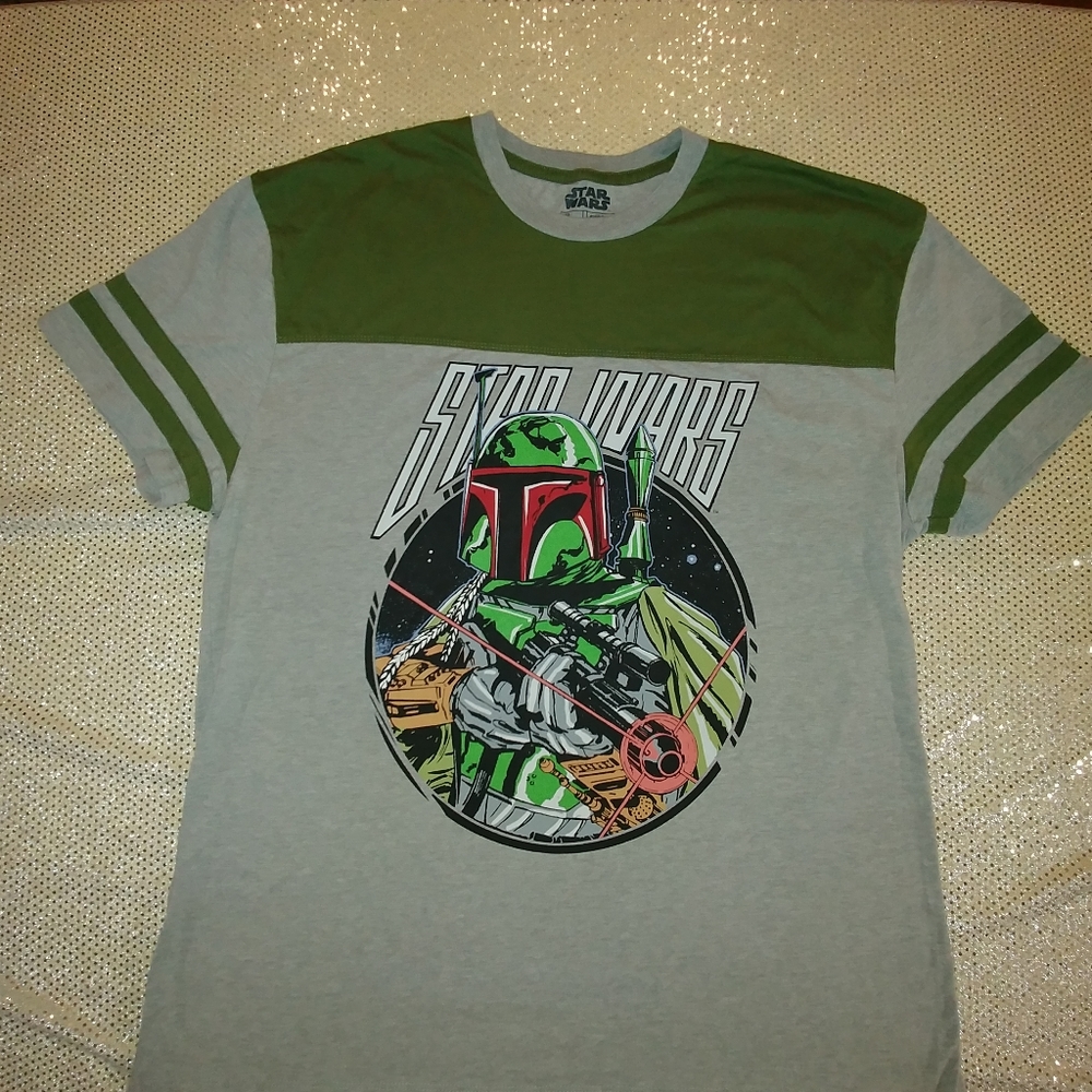 Star Wars XL grey, green and red t shirt